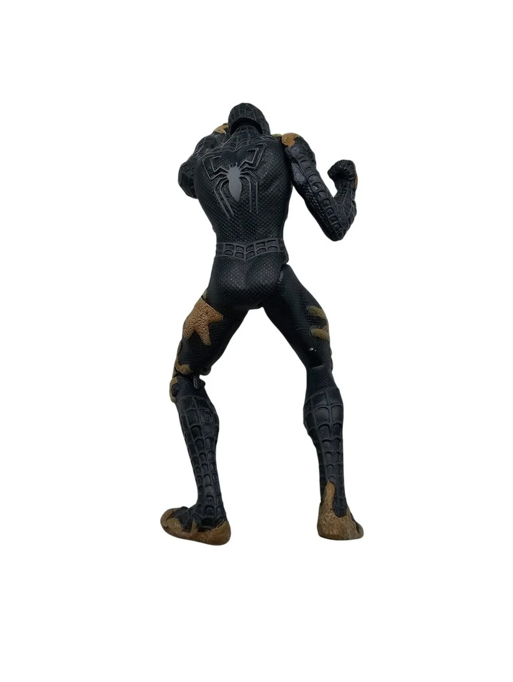 Marvel Spider-Man 3 Sand Battle Damaged Black Suit action figure.